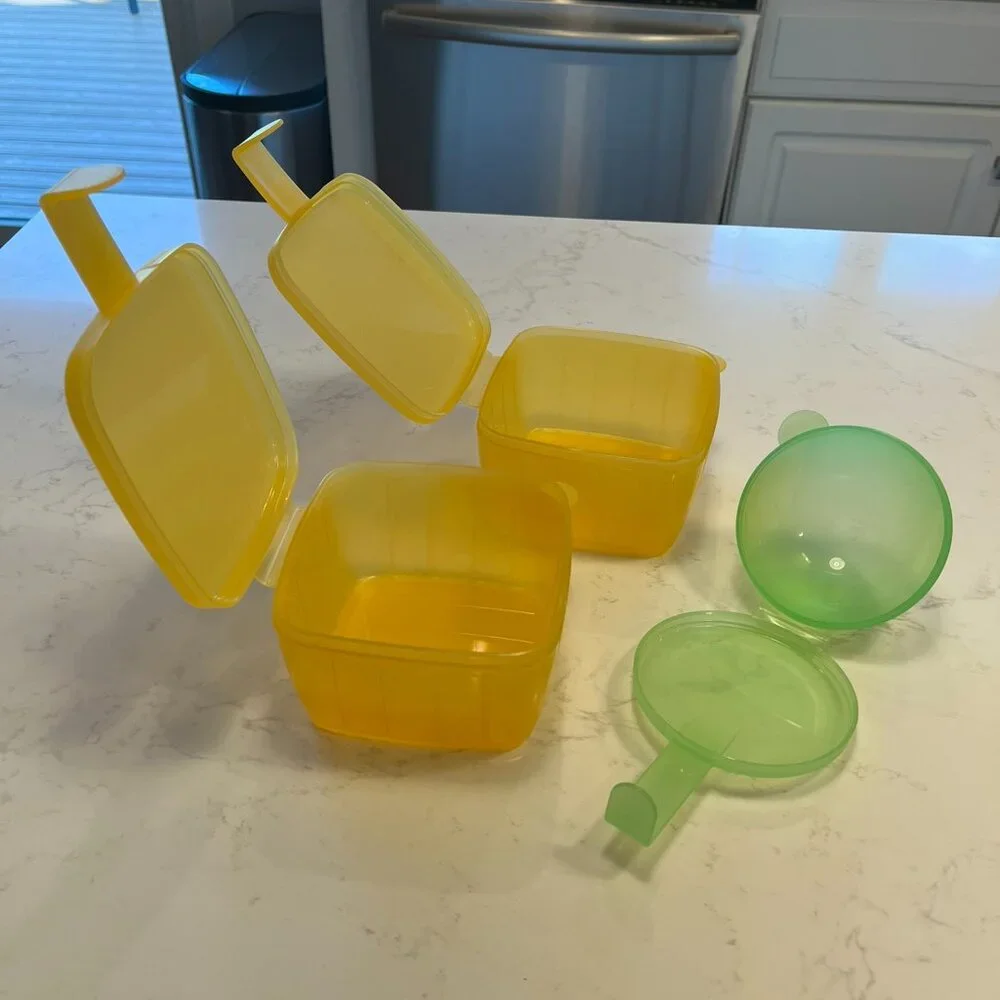 Never Used Tupperware Forget Me Not and Flat Out Lot - Picture 7 of 16